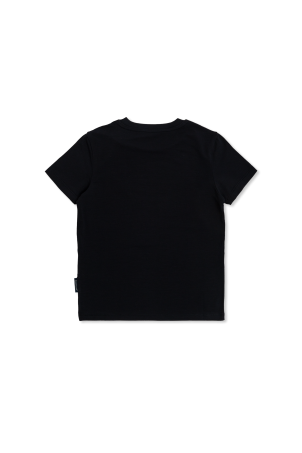 Moncler Enfant Camiseta con logo