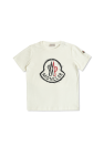 Moncler Enfant WHITE T-shirt with logo