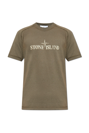 T-shirt with printed logo