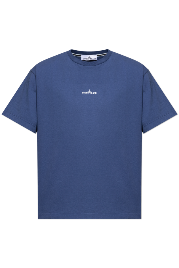 Stone Island T-shirt z nadrukowanym logo