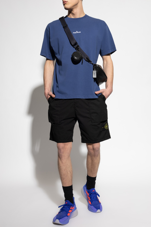 Stone Island T-shirt z nadrukowanym logo