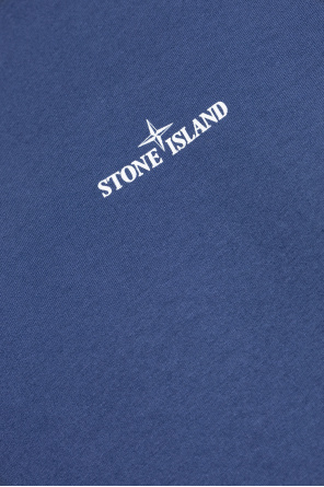 Stone Island T-shirt z nadrukowanym logo