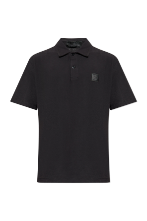 Polo z naszywką z logo