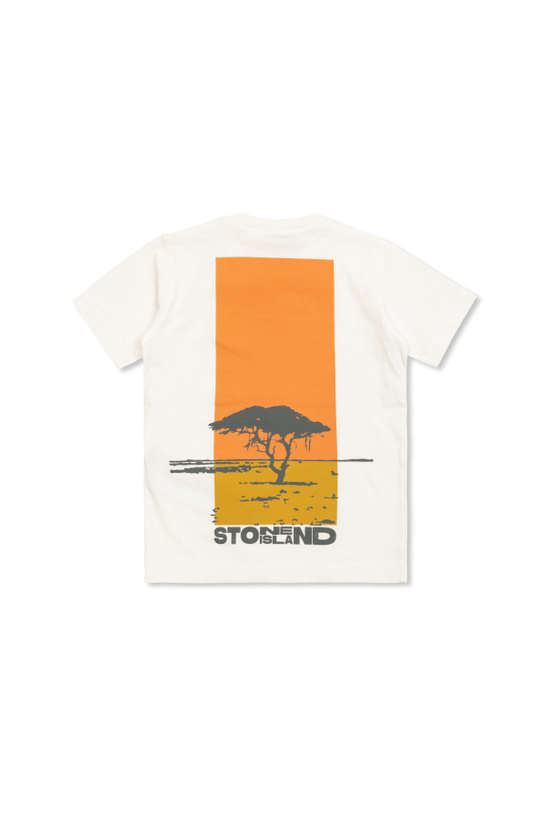 Stone Island Junior T-shirt with logo