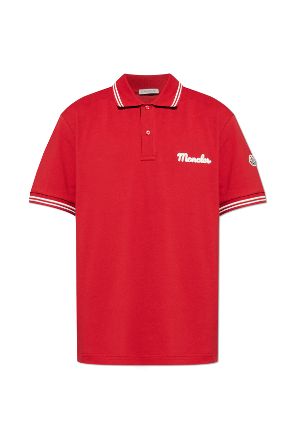 Polo with logo od Moncler