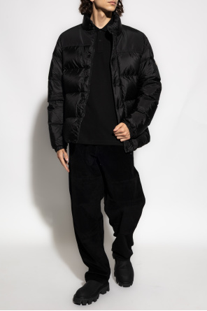 Polo with logo patch od Moncler