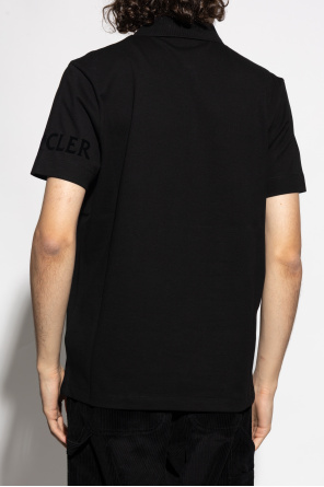 Moncler Polo with logo patch