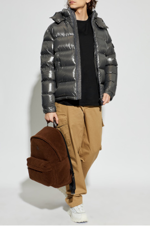 T-shirt z logo od Moncler