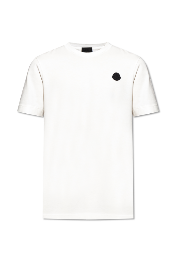 T-shirt with logo patch od Moncler
