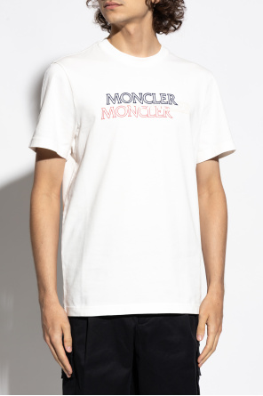 Moncler T-Shirt mit aufgedrucktem Logo