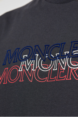 Moncler Camiseta con logo estampado
