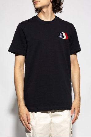 Moncler T-Shirt mit Aufnähern