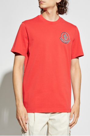 Moncler T-Shirt mit aufgedrucktem Logo
