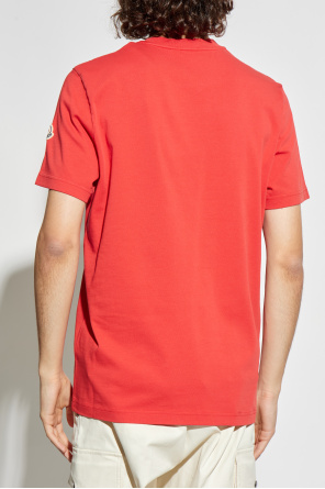Moncler T-Shirt mit aufgedrucktem Logo