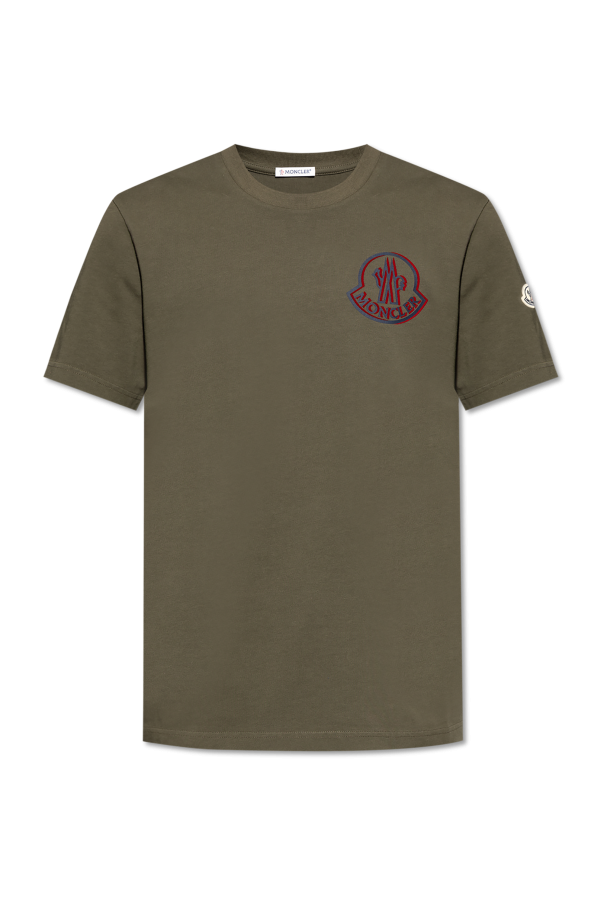 T-shirt with printed logo od Moncler