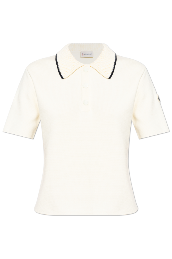 Cotton polo od Moncler
