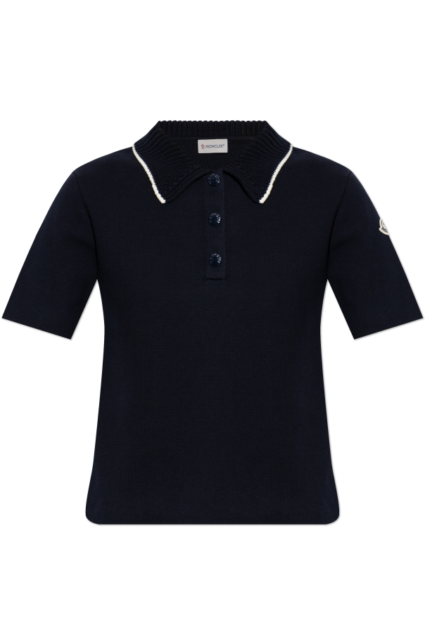 Cotton polo od Moncler