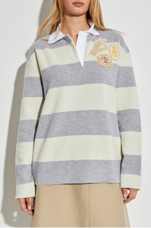 Moncler Polo mit Streifenmuster