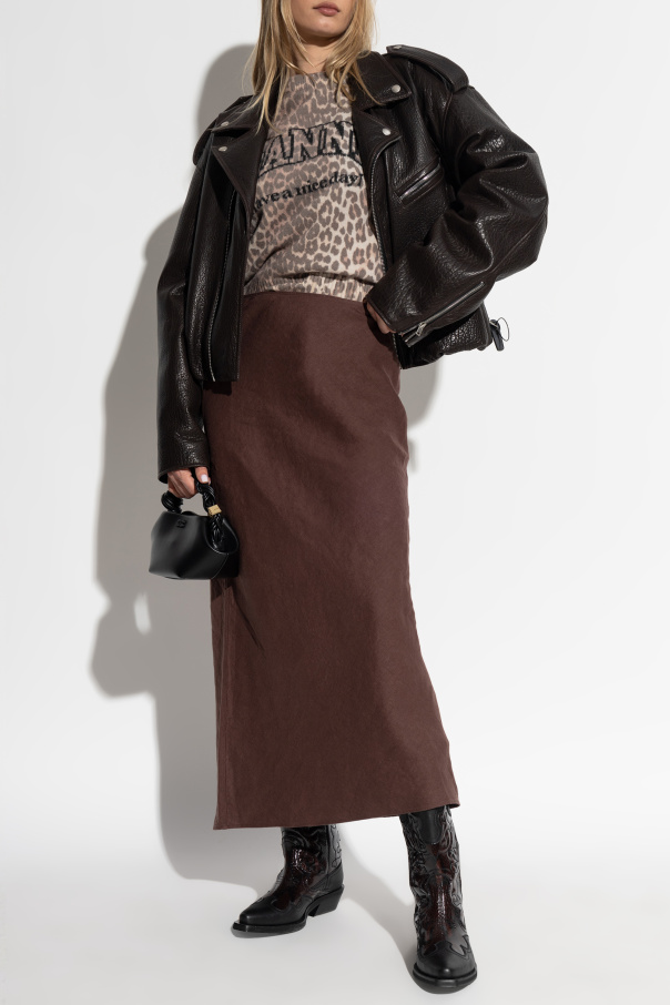 Ganni Sweater with animal motif