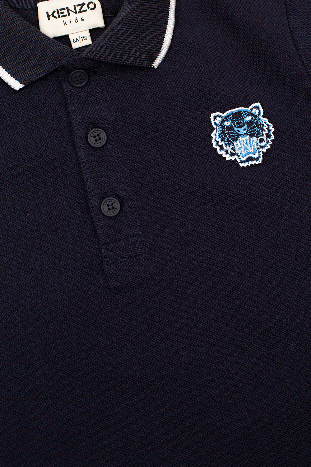 Kenzo Kids Patched polo shirt