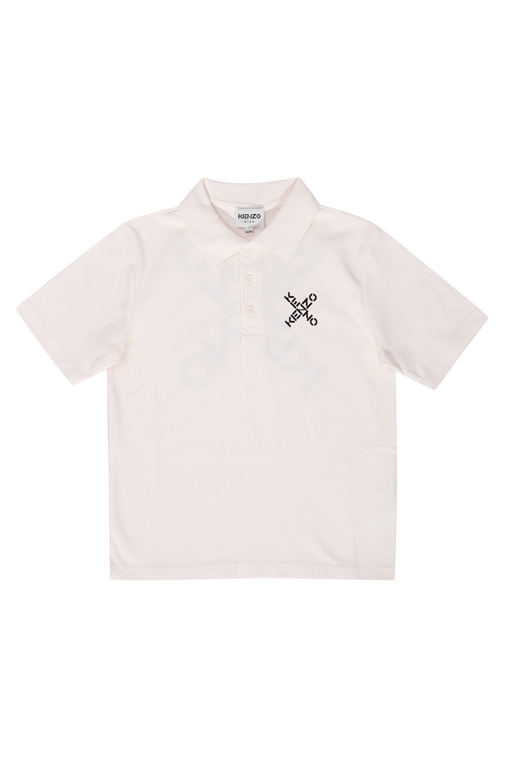 Kenzo Kids sleeves polo shirt with logo