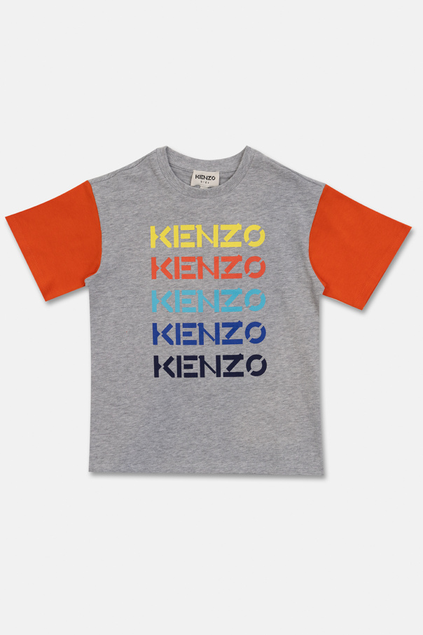 Kenzo Kids pinstripe-pattern single-breasted jacket