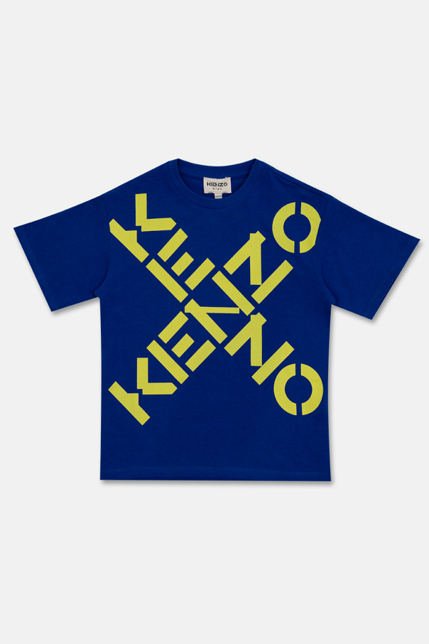 Kenzo Kids adidas Graphic Kadın Siyah T-Shirt