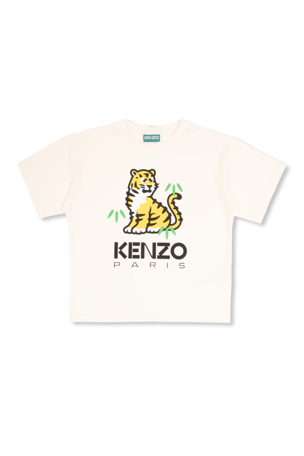 Kenzo Kids z zegna cotton long-sleeved hoodie