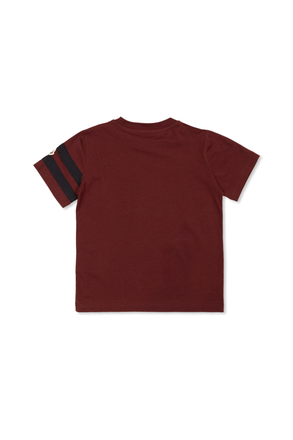 Moncler Enfant Camiseta con logo estampado