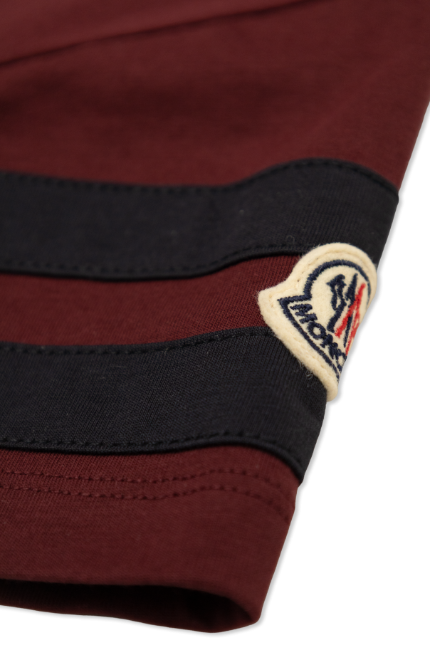 Moncler Enfant Camiseta con logo estampado
