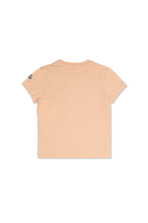 Moncler Enfant T-Shirt mit gesticktem Logo