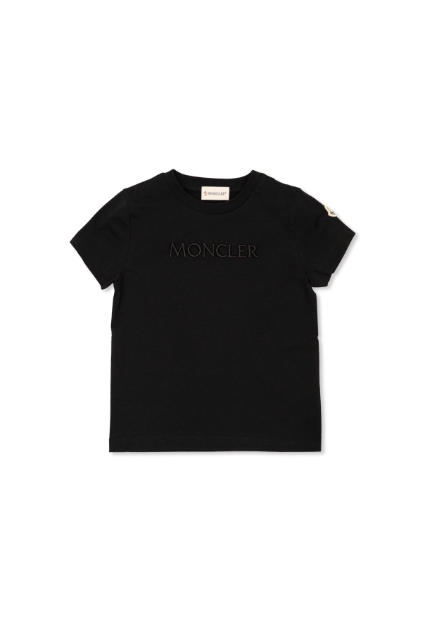 T-shirt with embroidered logo od Moncler Enfant