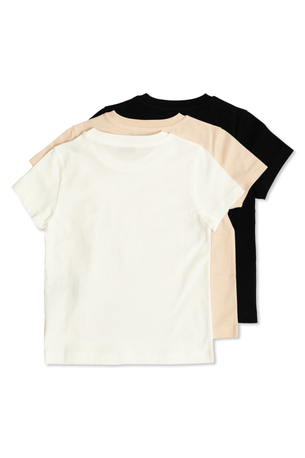 Moncler Enfant 3-pack of logo t-shirts