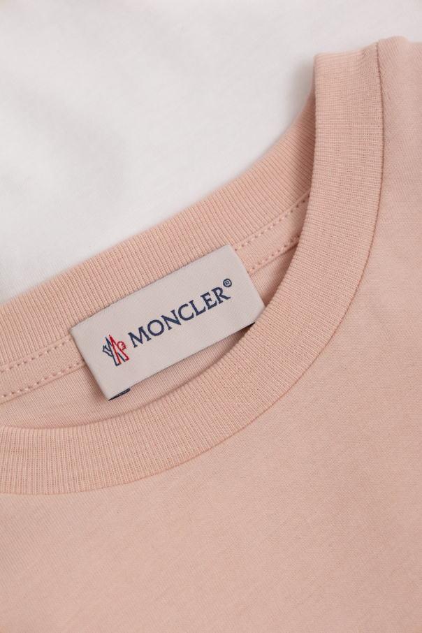 Moncler Enfant Three-pack of logo t-shirts