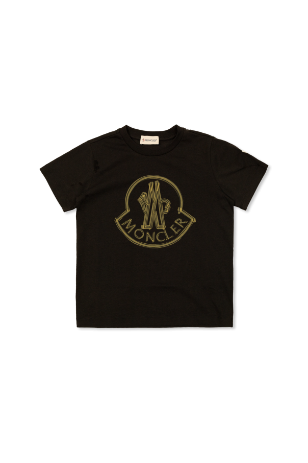 T-shirt with printed logo od Moncler Enfant