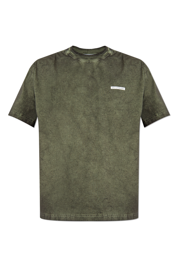 T-shirt with printed logo od Stone Island