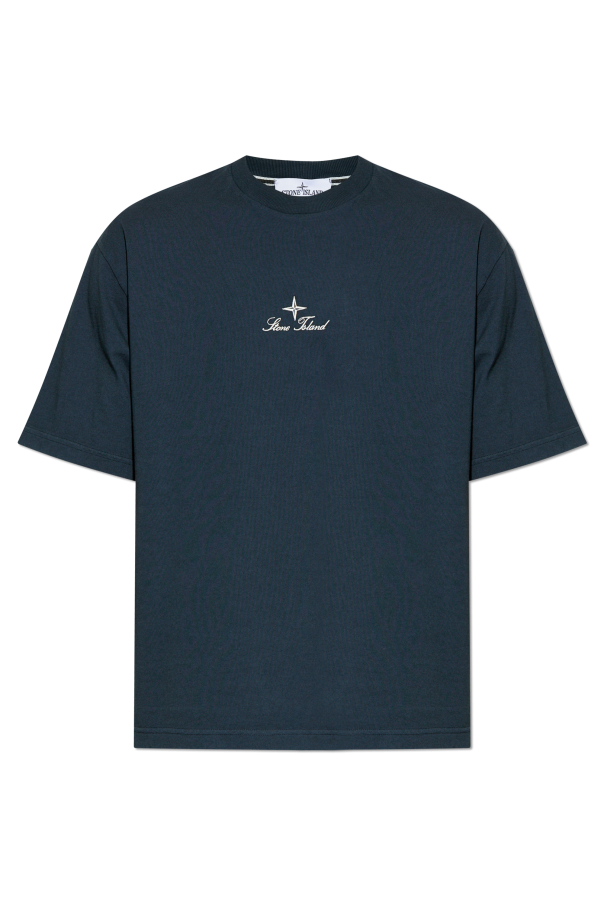 T-shirt with embroidered logo od Stone Island