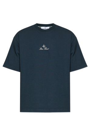 T-Shirt mit gesticktem Logo