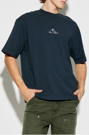 Stone Island T-Shirt mit gesticktem Logo