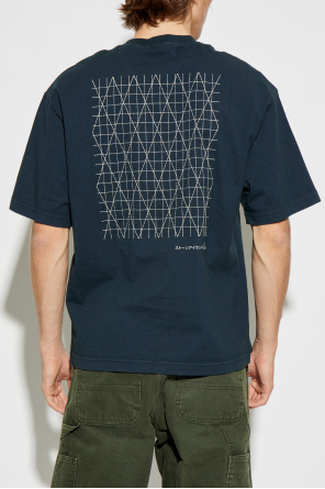 Stone Island T-Shirt mit gesticktem Logo