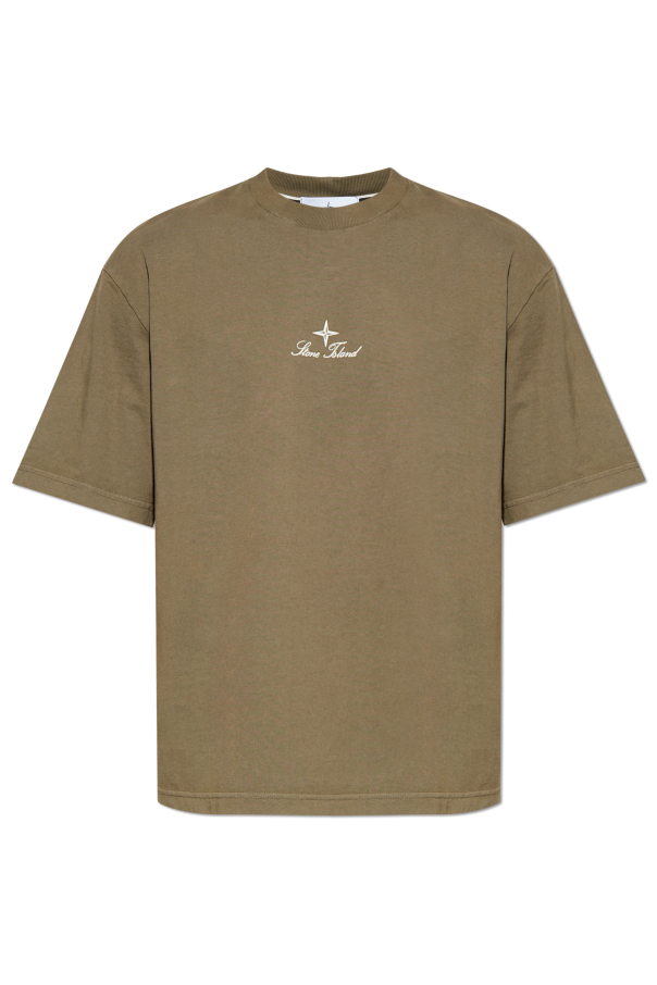 T-shirt with embroidered logo od Stone Island