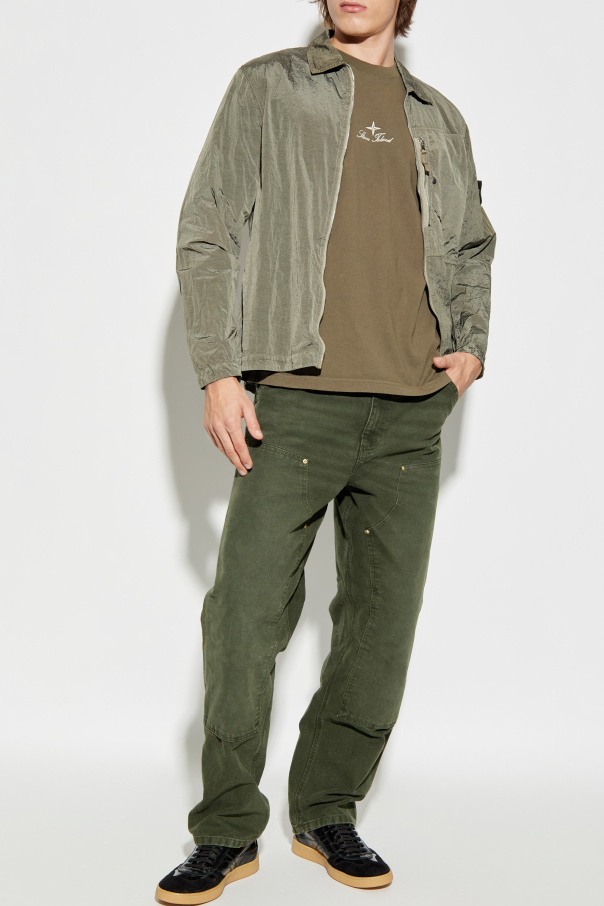 Stone Island T-shirt with embroidered logo