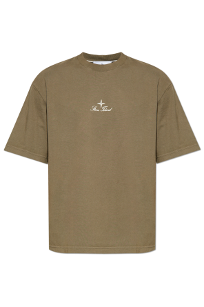 T-Shirt mit aufgesticktem Logo