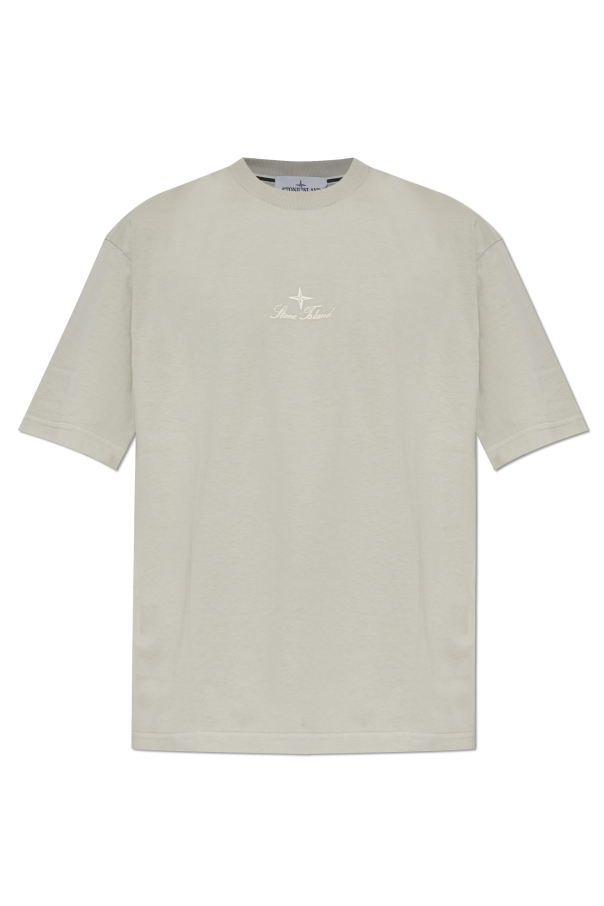 T-shirt with logo od Stone Island