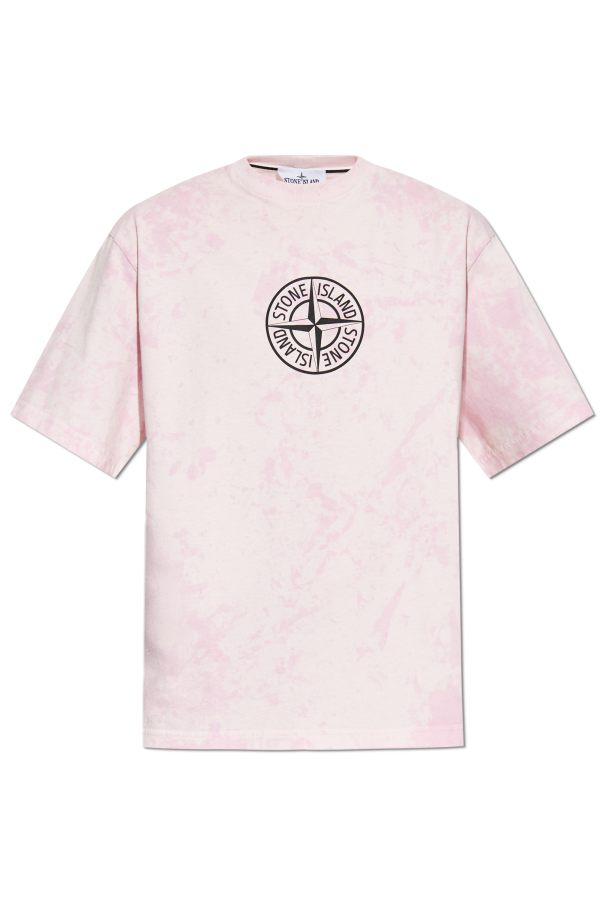 T-shirt with print od Stone Island