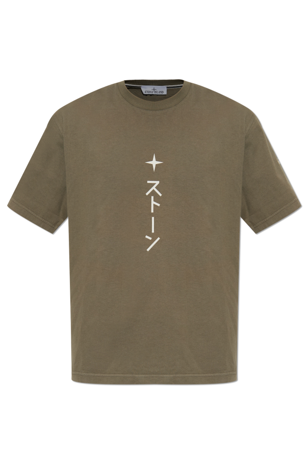 T-shirt with print od Stone Island