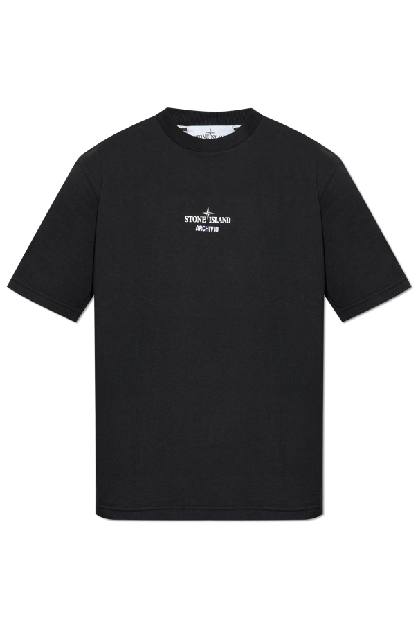 T-shirt with print od Stone Island