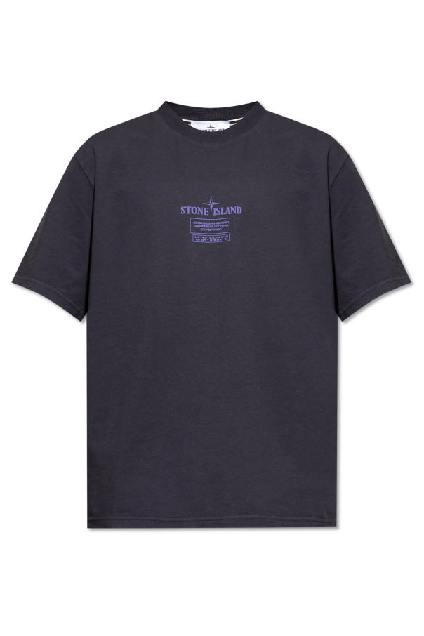 T-shirt with logo od Stone Island