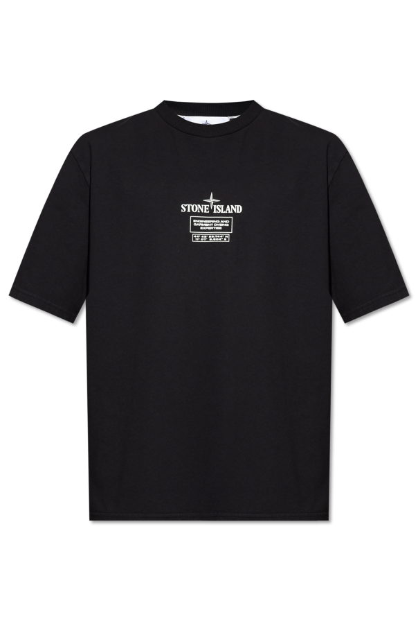 T-shirt with logo od Stone Island