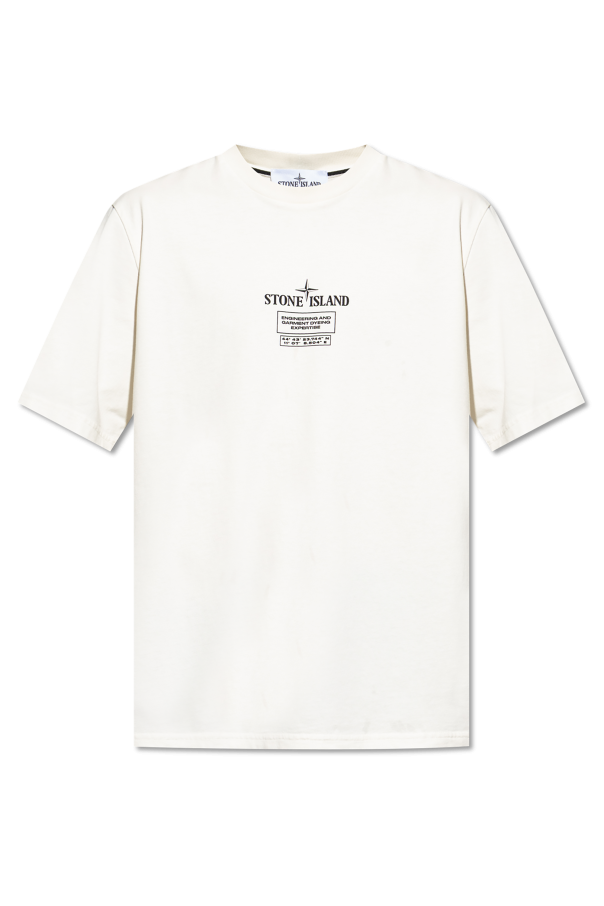 T-shirt with logo od Stone Island